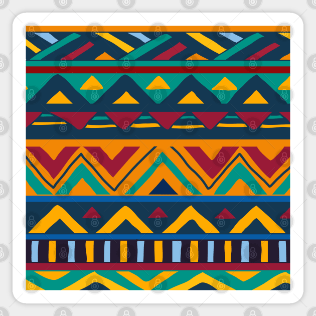 African Style No9, Masai celebration Sticker by Jirka Svetlik